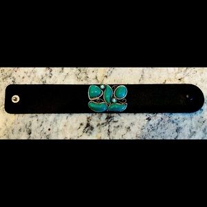 Leather cuff bracelet